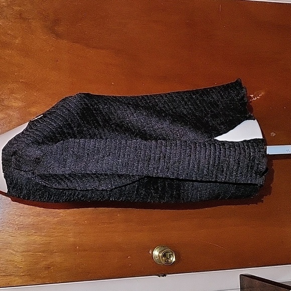 Pleats Collection Black Strecthy Blouse Womens Size Medium - Picture 4 of 8